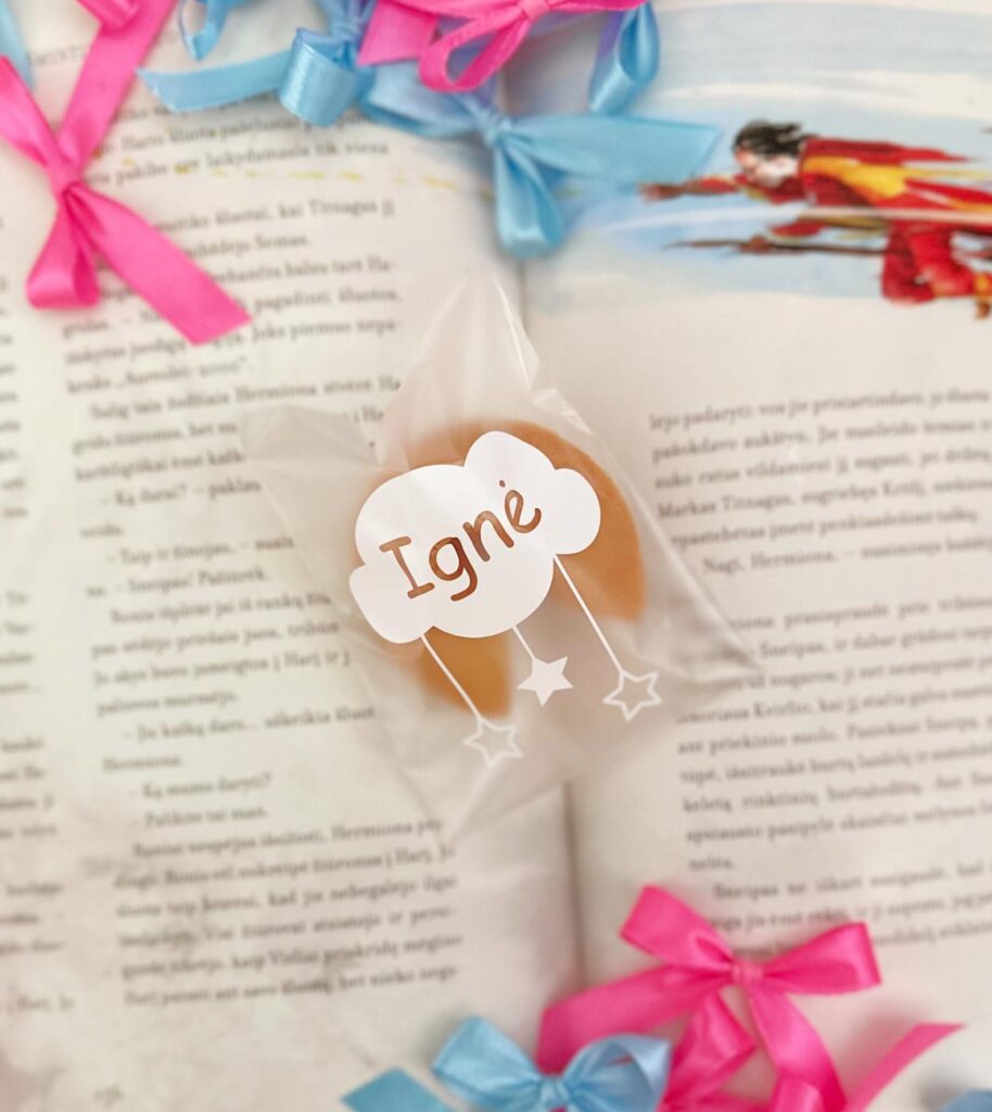 Krikštynų įpakavimas - debesėlis