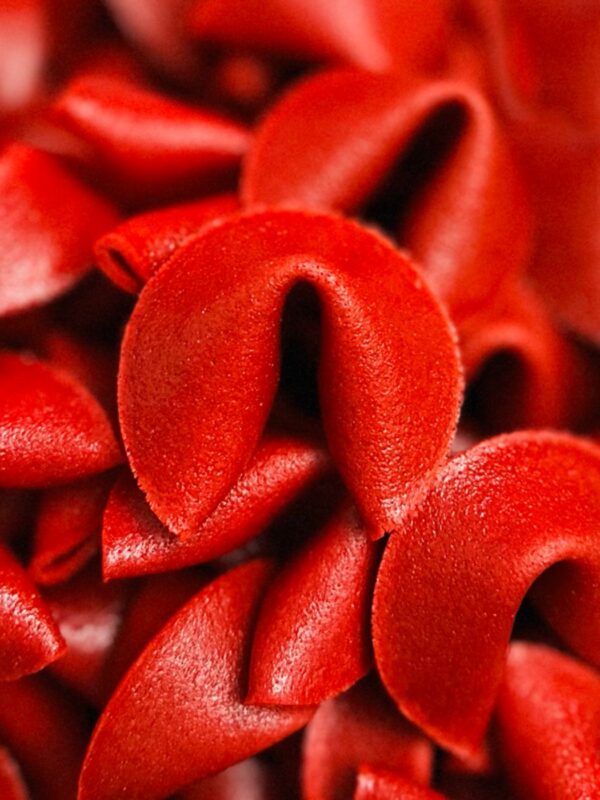 Laimės sausainis - raudonas