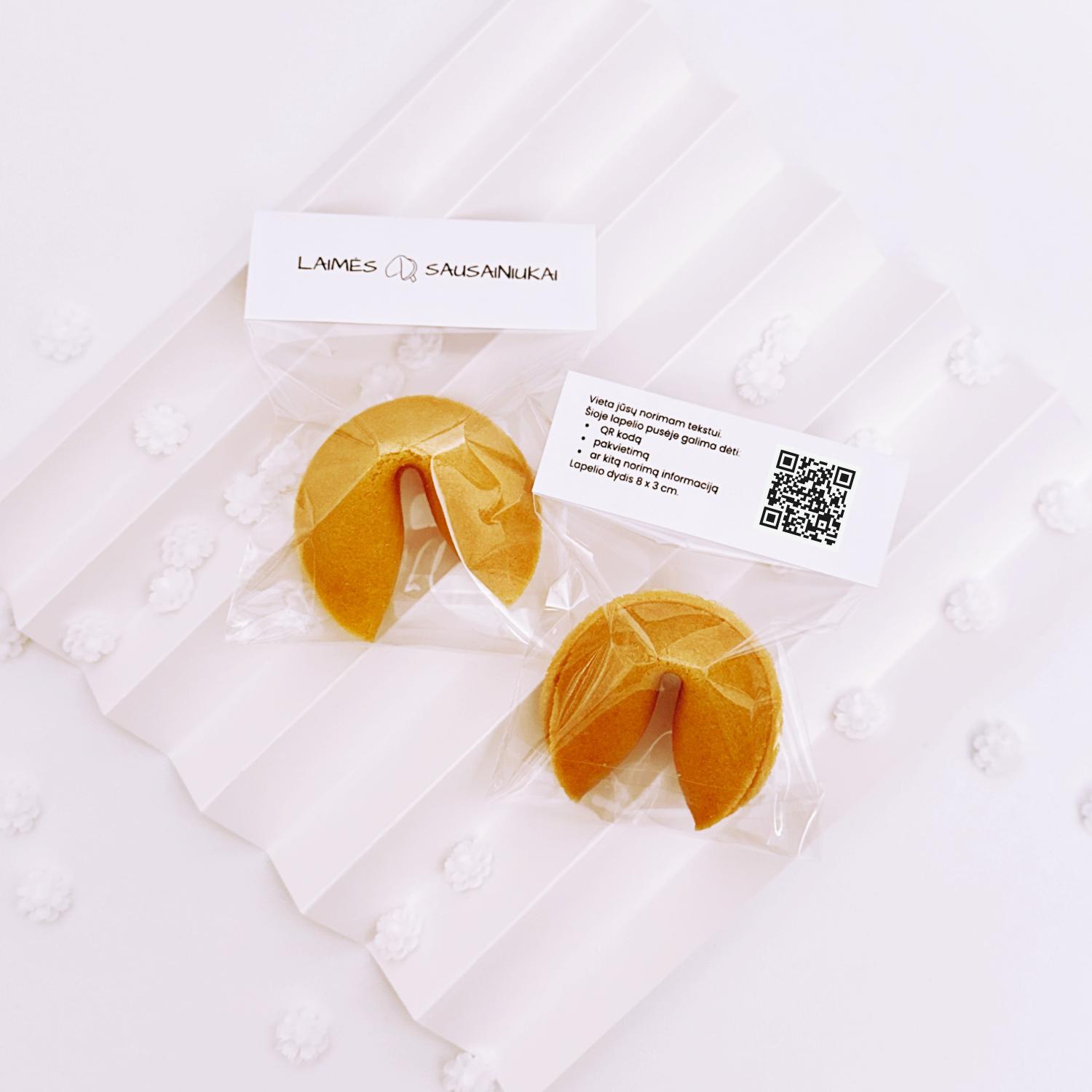 Laimės sausainis + Pakuotė su logo - Image 2