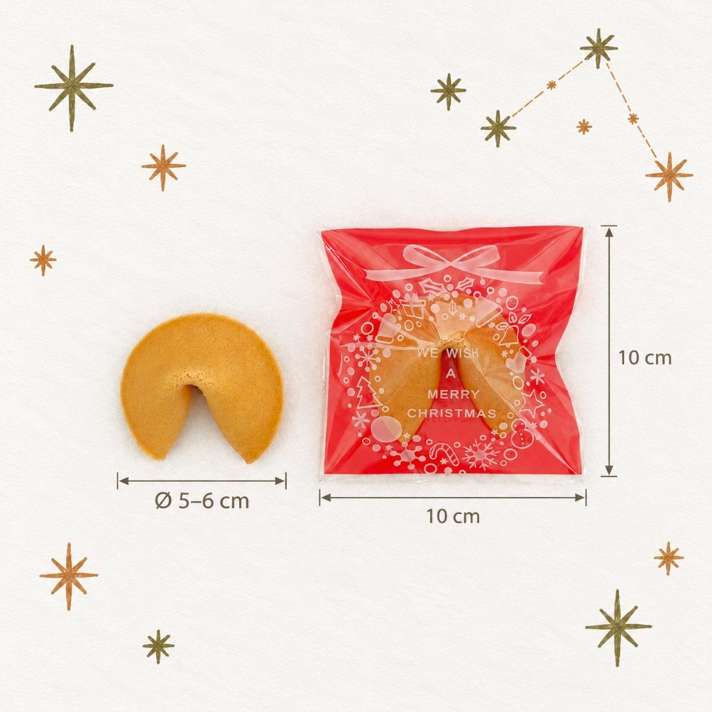 Kalėdinis įpakavimas - raudonas su kalėdiniu vainiku - Image 2